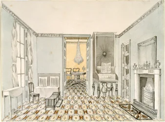 Ansicht eines Salons